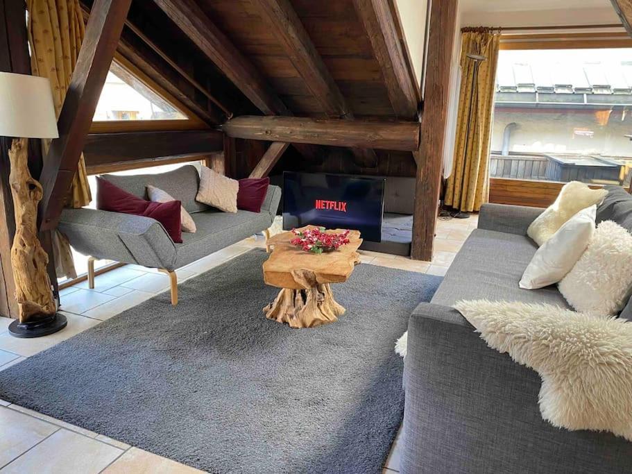90M2 Hypercentre, Terrace, Next To Ski Lift Chamonix Mont Blanc Exterior foto